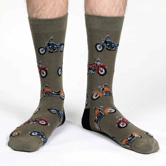 VI04 - Chopper Motorcycle – Good Luck Sock – 39-46/47–52 - Bild 2