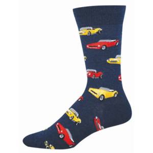 Classic Cars – Socksmith – Strumpor med Klassiska Bilar – Storlek 40–46