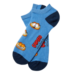 Garfield Faces – Sneakersockor – Ekologisk Bomull – Storlek 36–40