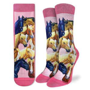Horses – Good Luck Sock – Häststrumpor – Active Fit – Storlek 36–40