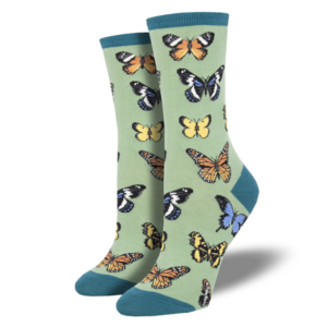 BF01 - Majestic Butterflies – Socksmith – Storlek 36–41