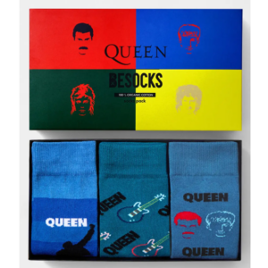 ZPQ01 - Queen Strumpor – Presentbox 3-Pack – Ekologisk Bomull – 36-40/41-46