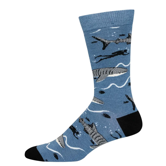 DI01 - Scuba Dive – Whale Shark – Socksmith – Bambustrumpor – Storlek 40–46