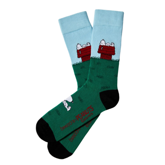 Snoopy House – Peanuts Strumpor – Ekologisk Bomull – Storlek 36–40