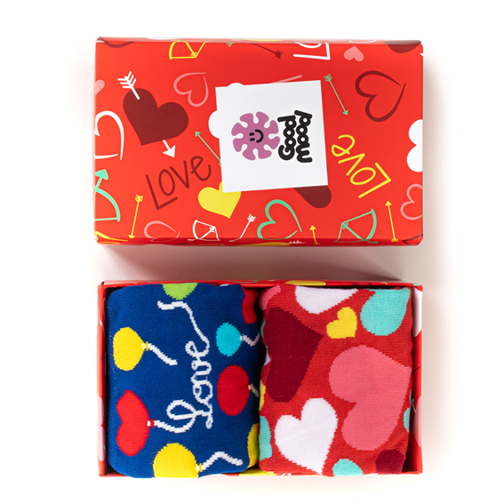 ZPL02 - Strumpor – Box Set – Love – 2-pack – 39–42