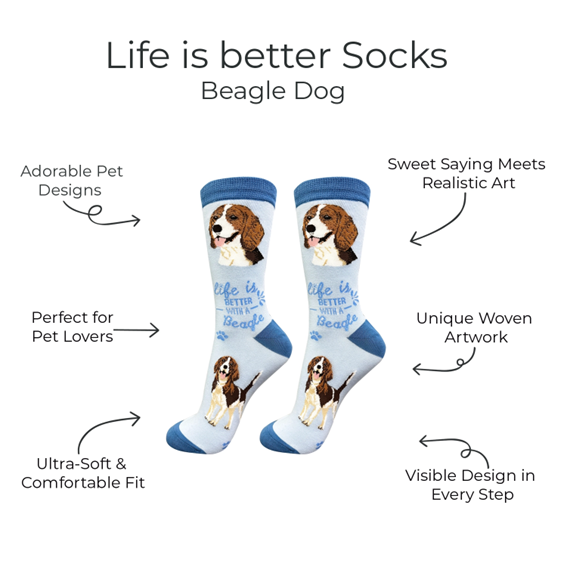 Strumpor – E&S Pets – Beagle – 36–40