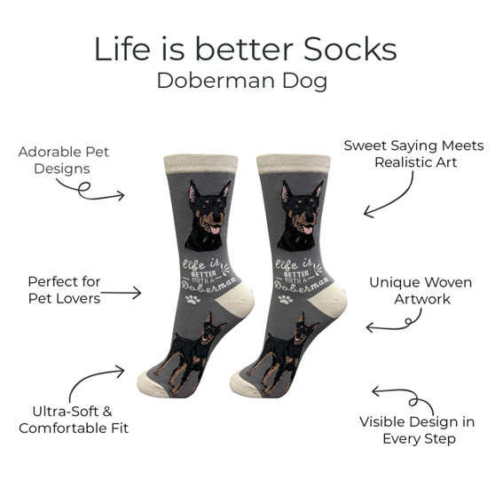 HUD01 - Strumpor – E&S Pets – Doberman – 36–40 - Bild 2