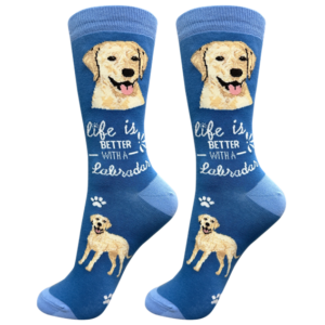 HU02 - Strumpor – E&S Pets – Yellow Labrador – 36–40