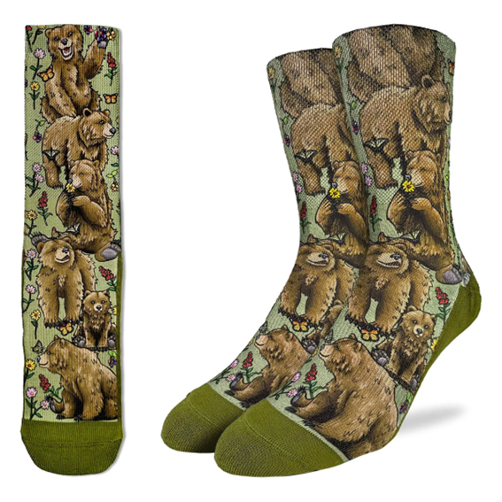 Strumpor – Good Luck Socks – Grizzly Bears - Aktiv Fit - 41-46