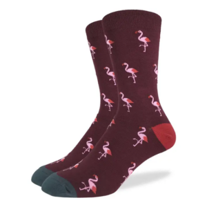Strumpor – Good Luck Socks – Pink Flamingo - 47-52
