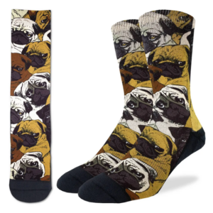 Strumpor – Good Luck Socks – Pugs - Aktiv Fit - 41-46