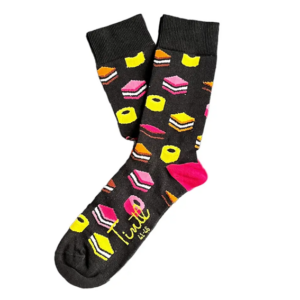 Strumpor – Tint Socks – Sweets Licorice 36–40, 41–46