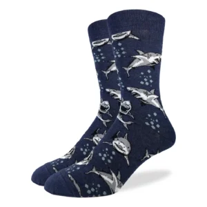 Strumpor – Good Luck Socks – Shark Attack - 39-46