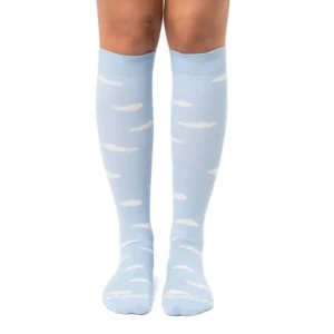 Strumpor – Moln Ljusblå Kompressionsstrumpor – 9–11 mmHg – 36–40, 40–45