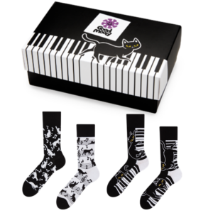 Strumpor – Dedoles – Piano Cat Presentset (2-pack)