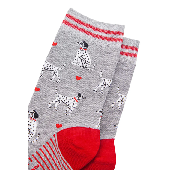 Strumpor – Sock Talk – Bamboo Dalmatians – 36–40