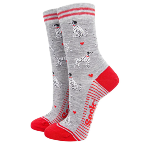 Strumpor – Sock Talk – Bamboo Dalmatians – 36–40