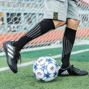 Strumpor – Svarta Professionella Fotbollsstrumpor – 39–44