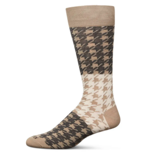 Bambustrumpor – Klassiska Dressstrumpor – Houndstooth – 40–46