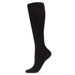 Kompressionsstrumpor – Graderad Kompression 15–20 mmHg – Swiss Dot – Unisex – 35–39